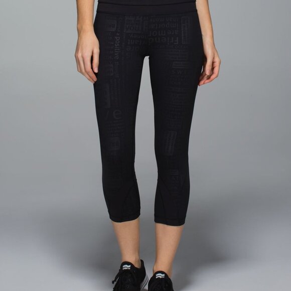 Lululemon Run: Inspire Crop II *All Full-On Luxtreme Size 8 - Picture 1 of 10